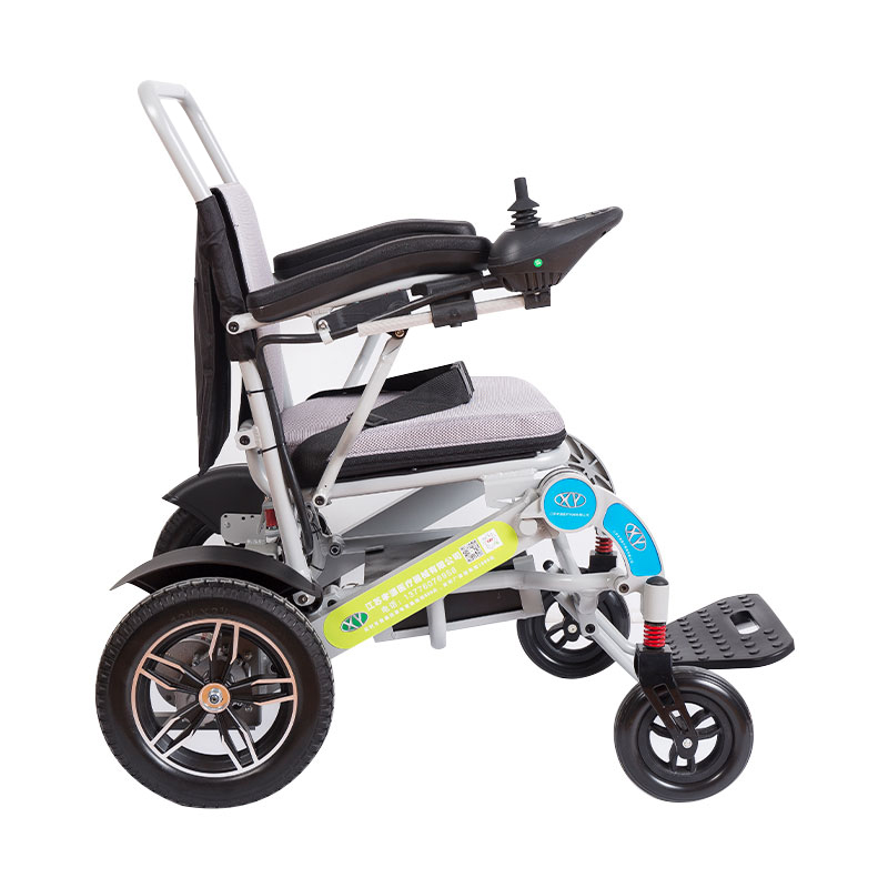 Aluminium stannum electricum latum brachium leve wheelchair manuale valvatum