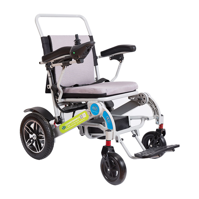 Aluminium stannum electricum latum brachium leve wheelchair manuale valvatum