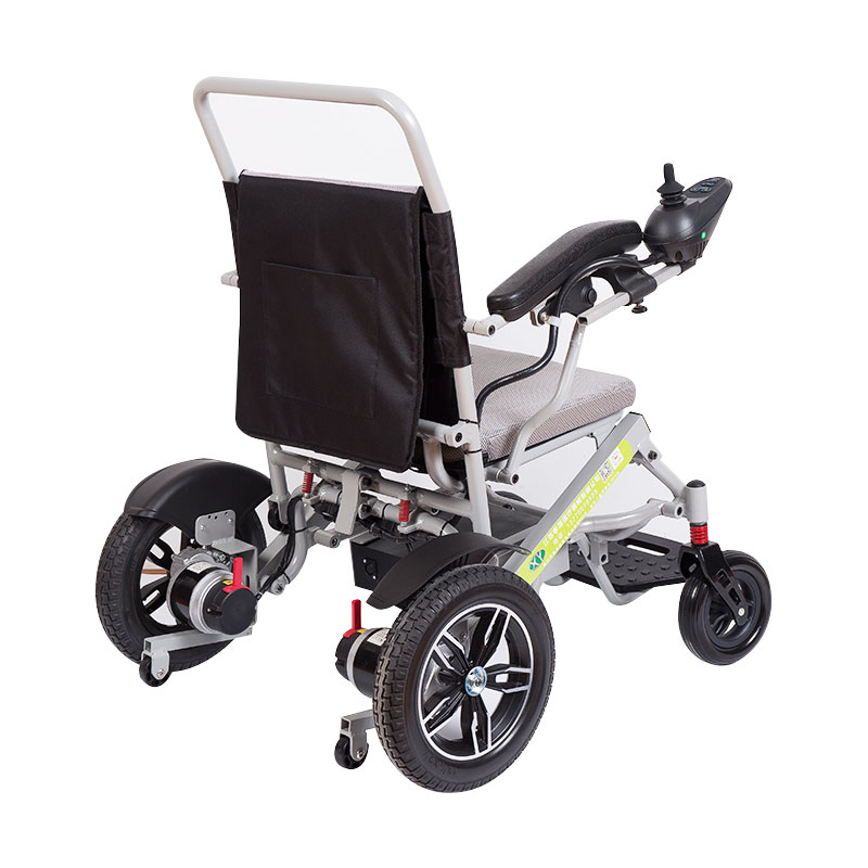 Aluminium electricum plicatilis electricum angustum brachium automatic wheelchair