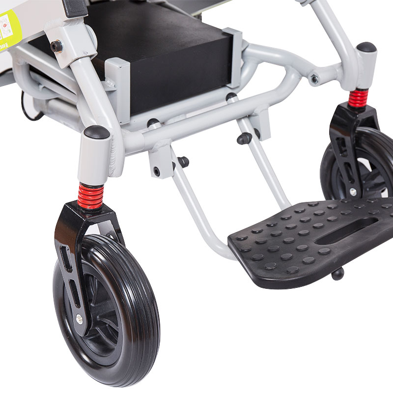 Aluminium electricum plicatilis electricum angustum brachium automatic wheelchair